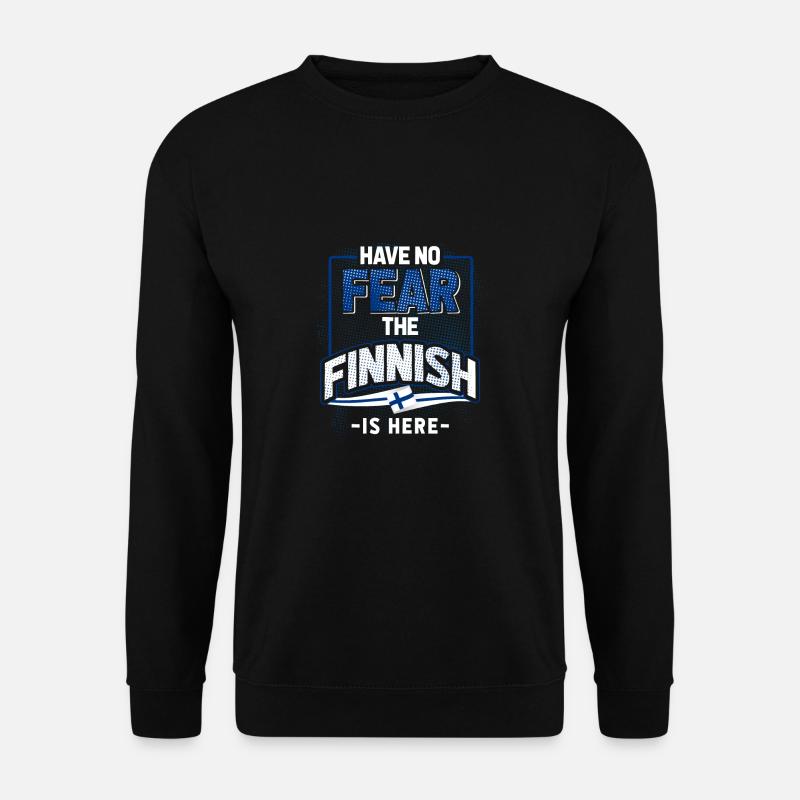 Finnland - Unisex Pullover - Schwarz