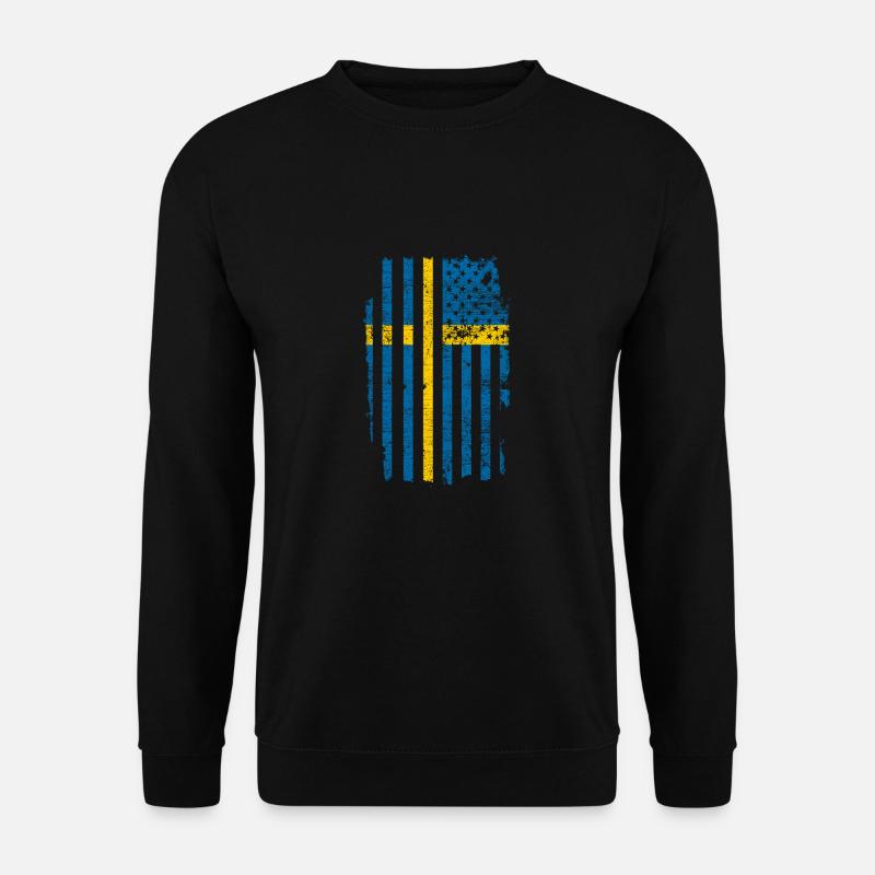 Drapeau des États-Unis - Sweat-shirt Unisexe - noir