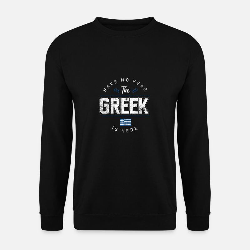 Grèce - Sweat-shirt Unisexe - noir