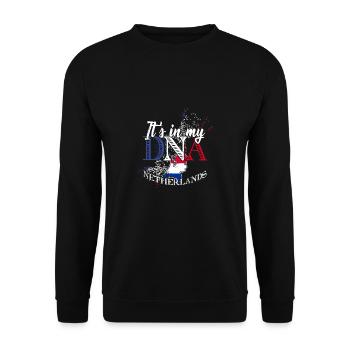 Pays-Bas Hollandais Amsterdam cadeau - Sweat-shirt Unisexe - noir - Devant - Alina (178cm) & Michal (187cm)