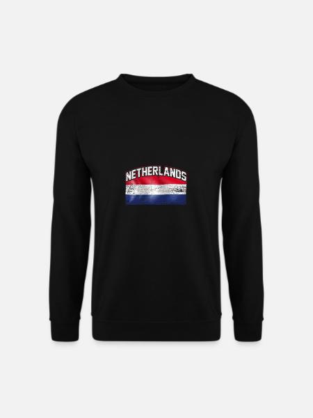 Netherlands flag - Unisex Sweatshirt - black