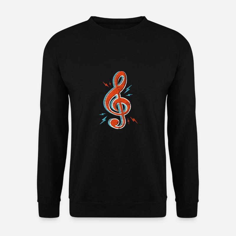 G-nøgle - Unisex sweater - sort