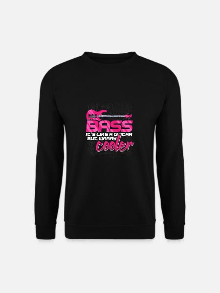 Bassist - Unisex Pullover - Schwarz