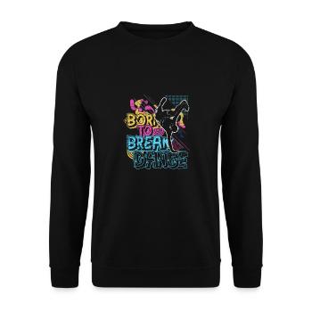 street Dance - Sweat-shirt Unisexe - noir - Devant - Alina (178cm) & Michal (187cm)