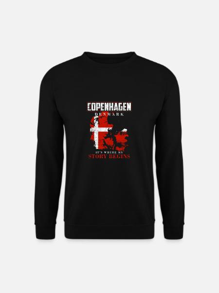 Copenhagen Denmark - Unisex Sweatshirt - black