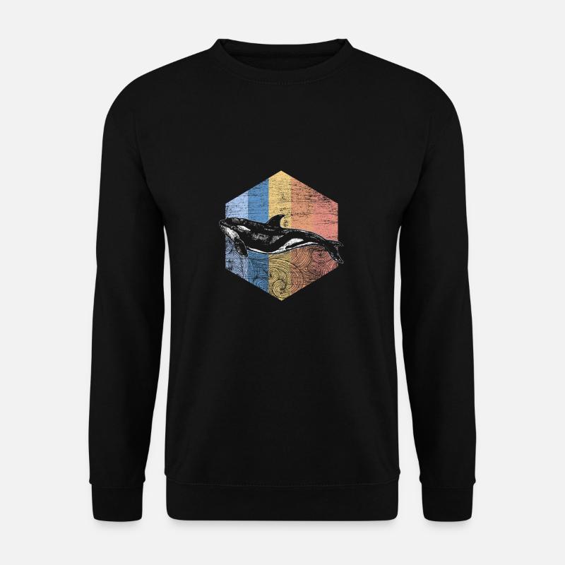 killer whale - Unisex Sweatshirt - black