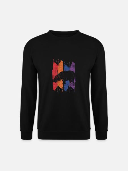 hippopotamus - Unisex Sweatshirt - black