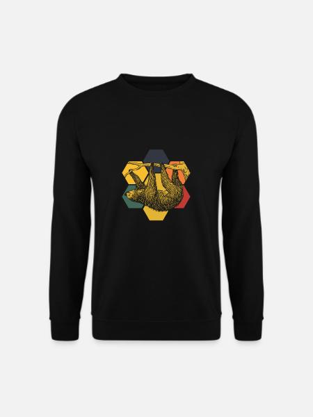 Faultier - Unisex Pullover - Schwarz
