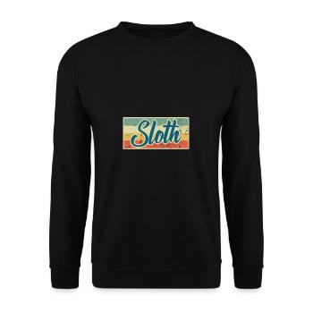 indolence - Sweat-shirt Unisexe - noir - Devant - Alina (178cm) & Michal (187cm)