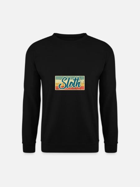 sloth - Unisex Sweatshirt - black