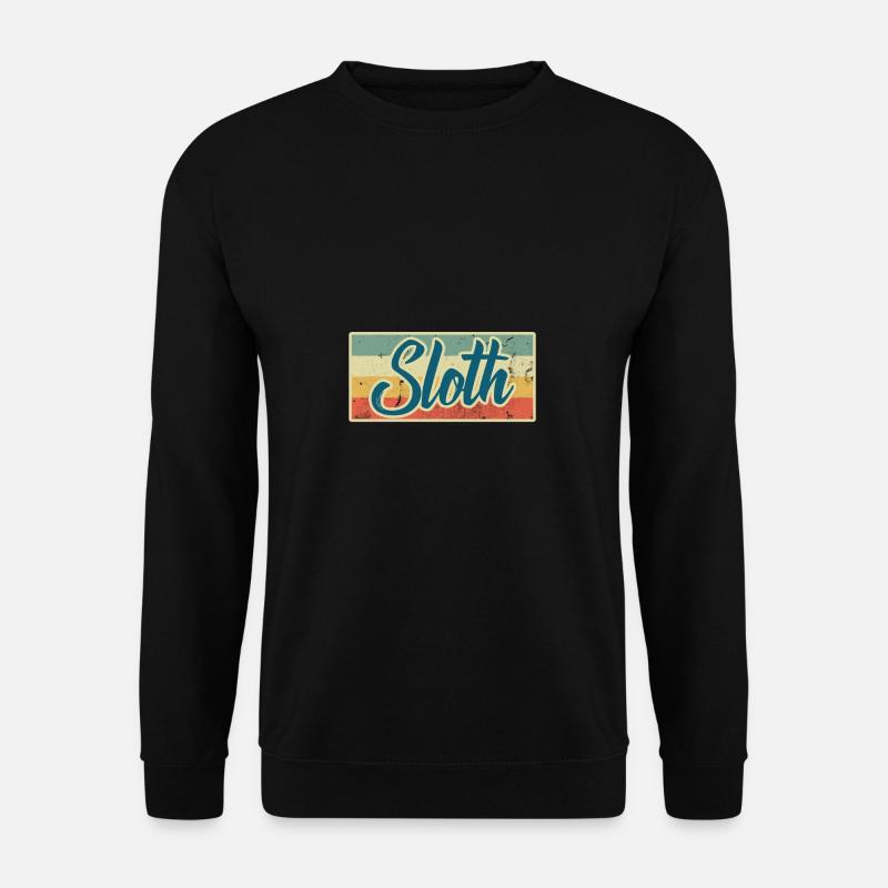 sloth - Unisex Sweatshirt - black