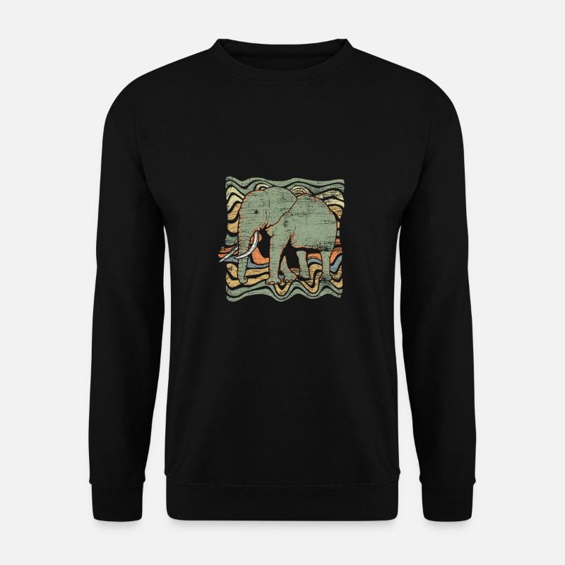 elephant - Unisex Sweatshirt - black