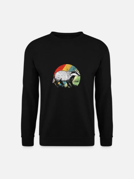 Dachs - Unisex Pullover - Schwarz