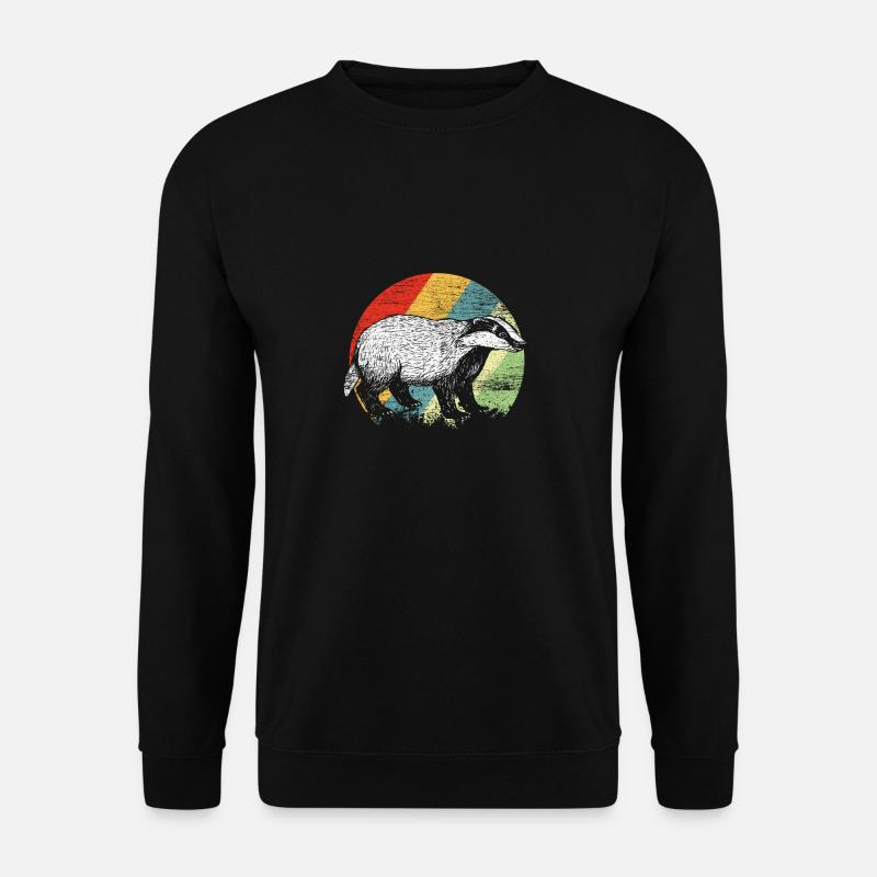 Dachs - Unisex Pullover - Schwarz