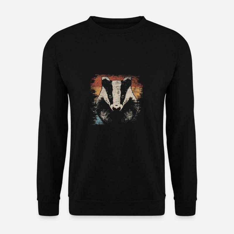 Dachs - Unisex Pullover - Schwarz