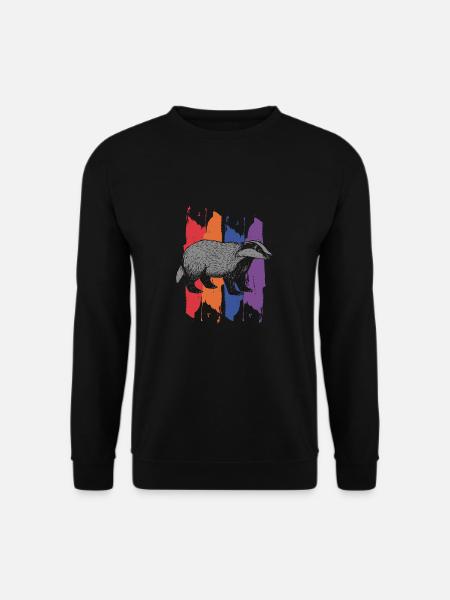 Dachs - Unisex Pullover - Schwarz