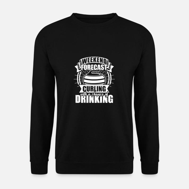 curling - Unisex Sweatshirt - black