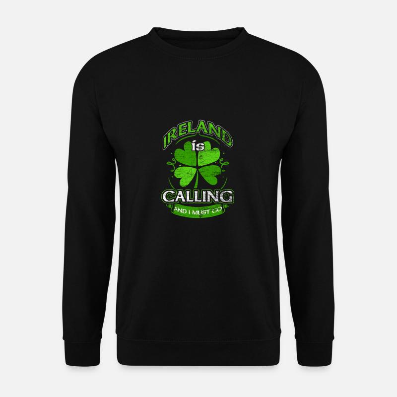 Irland - Unisex Pullover - Schwarz