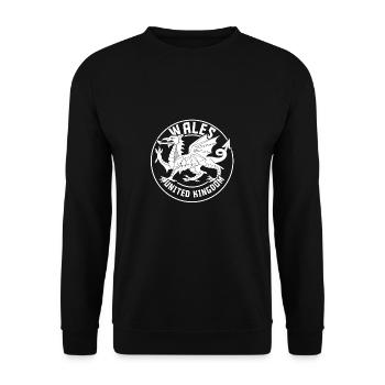 Pays de Galles - Sweat-shirt Unisexe - noir - Devant - Alina (178cm) & Michal (187cm)