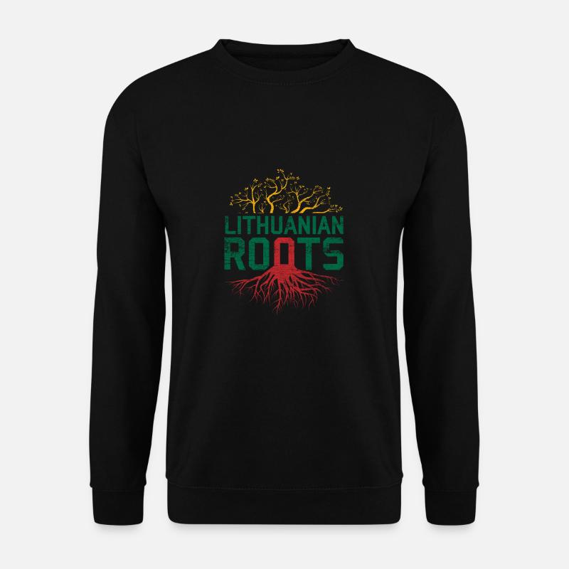 Lithuania roots - Unisex Sweatshirt - black
