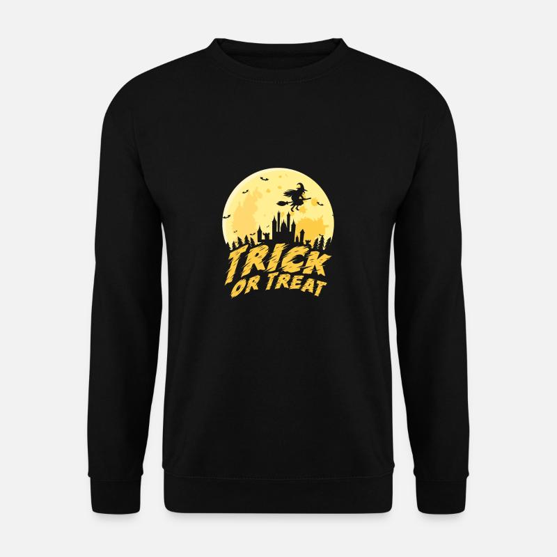 Süßes oder Saures Halloween Kostüm - Unisex Pullover - Schwarz