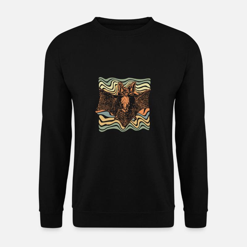 Fledermaus Erschrecken - Unisex Pullover - Schwarz