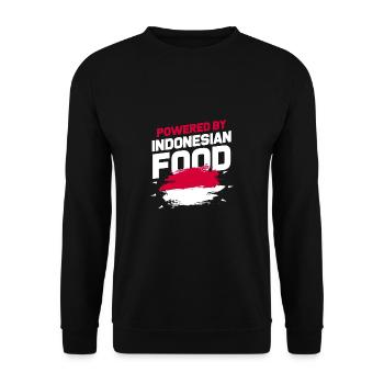Nasi Goreng Indonesia - Sweat-shirt Unisexe - noir - Devant - Alina (178cm) & Michal (187cm)