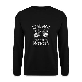 Rad Männer - Unisex Pullover - Schwarz - Vorne - Alina (178cm) & Michal (187cm)