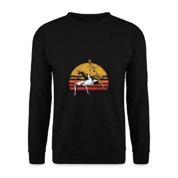 Wrestling - Unisex Pullover - Schwarz - Vorne - Alina (178cm) & Michal (187cm)