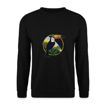 Tukan - Unisex Pullover - Schwarz - Vorne - Alina (178cm) & Michal (187cm)