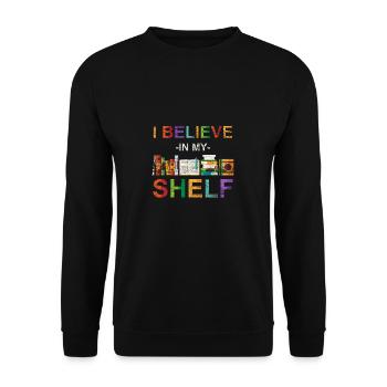 Buch - Unisex Pullover - Schwarz - Vorne - Alina (178cm) & Michal (187cm)