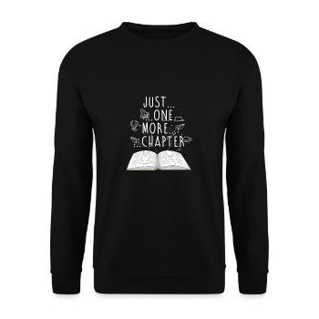 Read books book gift bookshelf - Unisex Sweatshirt - black - Front - Alina (178cm) & Michal (187cm)