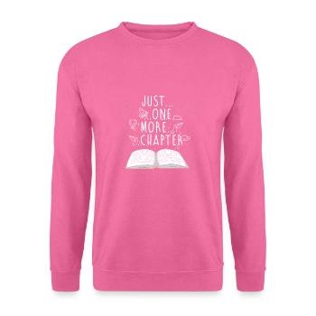 Bücher lesen Buch Geschenk Bücherregal - Unisex Pullover - Pink - Vorne