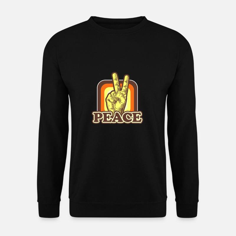Peace sign - Unisex Sweatshirt - black