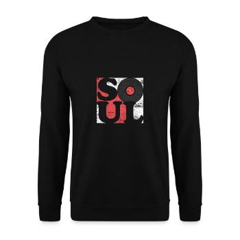 Musik - Unisex Pullover - Schwarz - Vorne - Alina (178cm) & Michal (187cm)