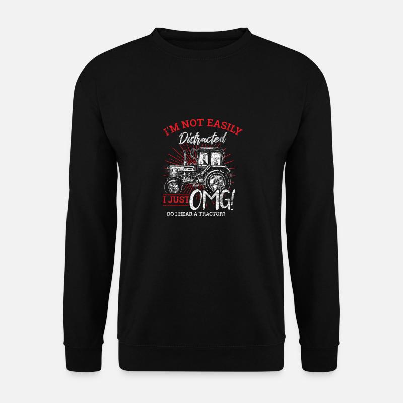 tractor - Unisex Sweatshirt - black