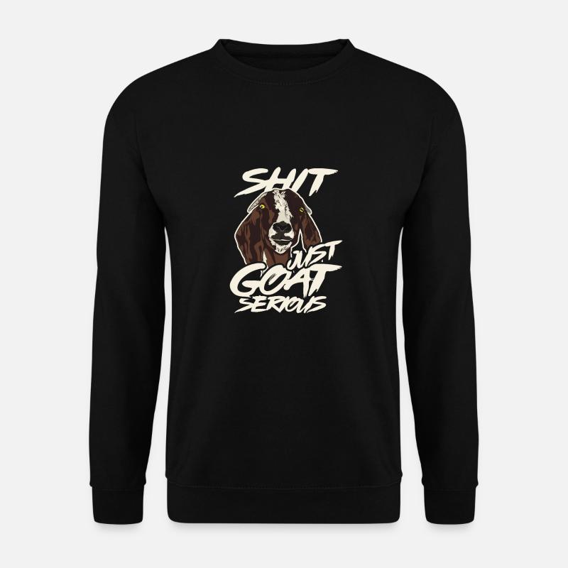 Ziege - Unisex Pullover - Schwarz