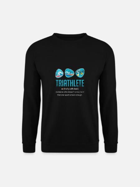 Triathlete athlete - Unisex Sweatshirt - black