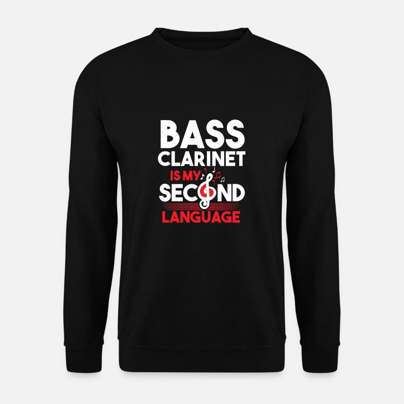 Bassklarinette - Unisex Pullover - Schwarz