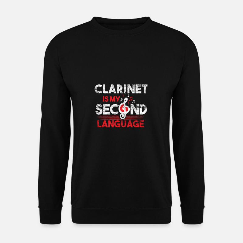 clarinet - Unisex Sweatshirt - black