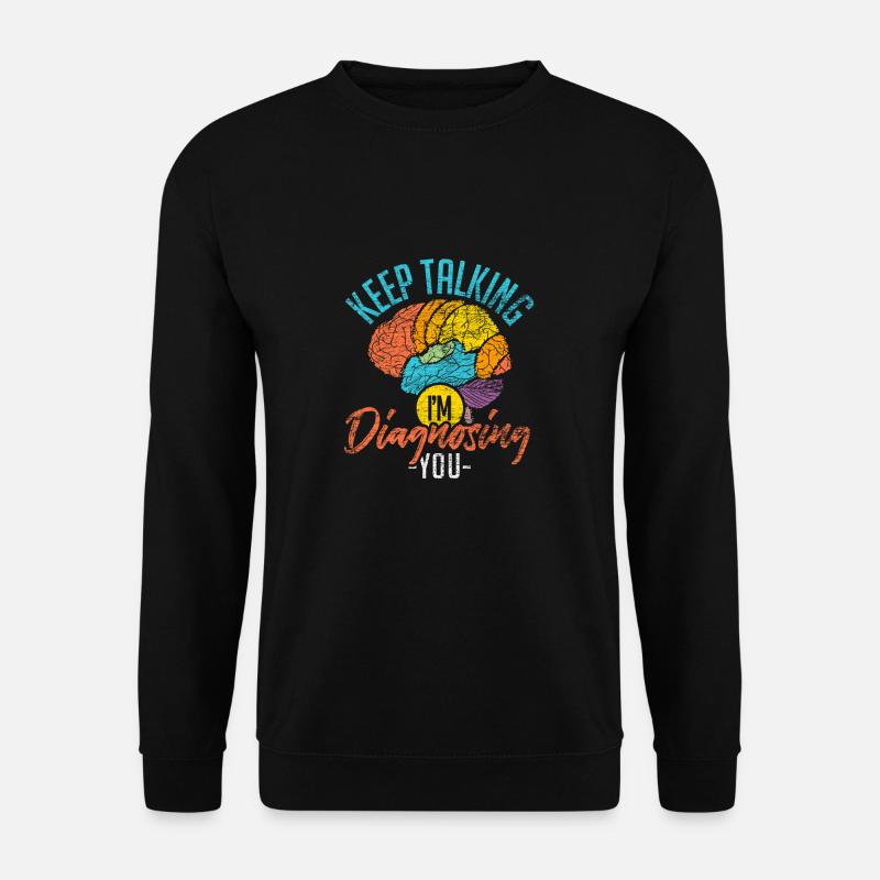 Psychologie Gespräche - Unisex Pullover - Schwarz