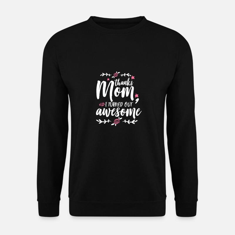 Mutter Selbstbewusstsein - Unisex Pullover - Schwarz