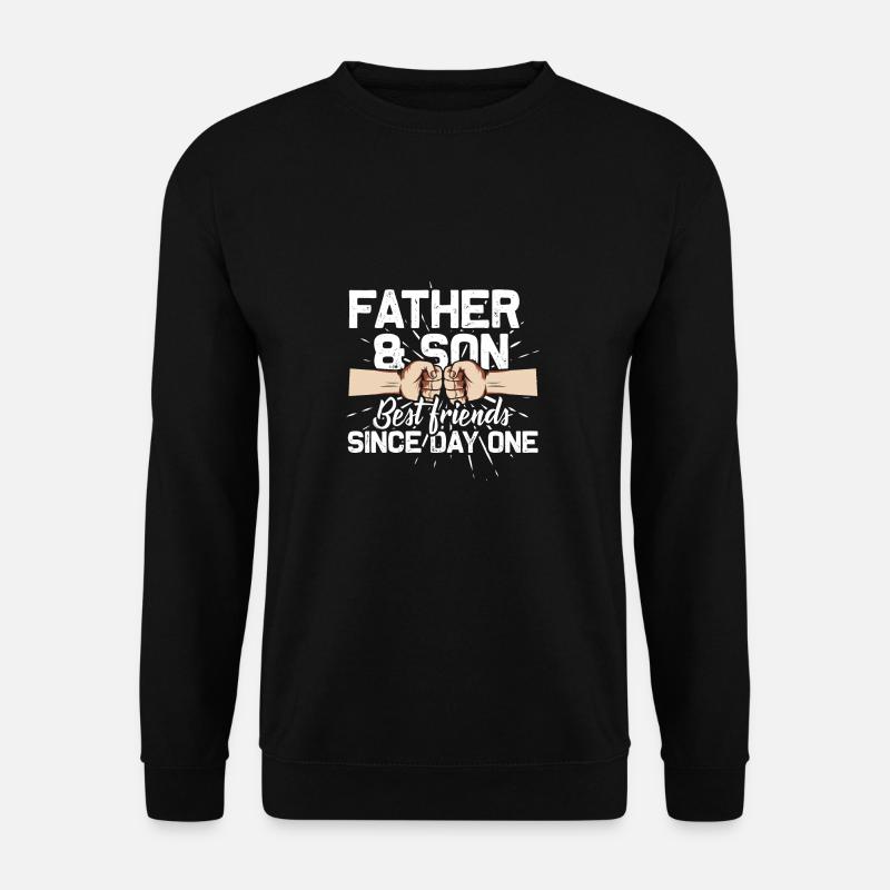 father and son - Unisex Sweatshirt - black