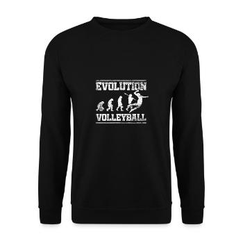 Evolution Volleyball - Unisex Pullover - Schwarz - Vorne - Alina (178cm) & Michal (187cm)