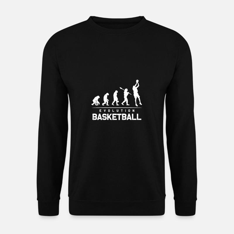 Basketball Evolution - Unisex Pullover - Schwarz