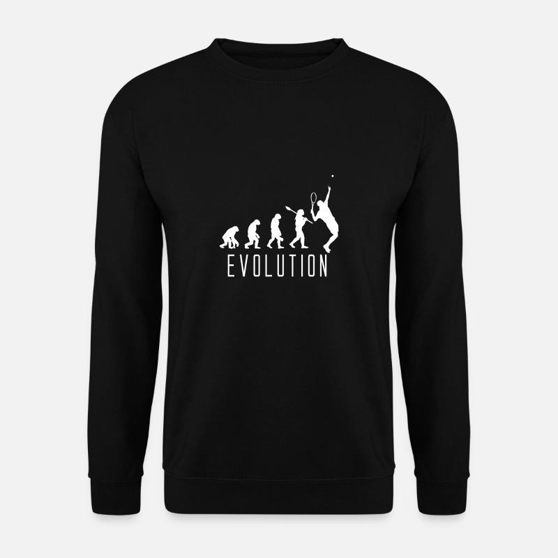 Tennis Evolution - Unisex Pullover - Schwarz