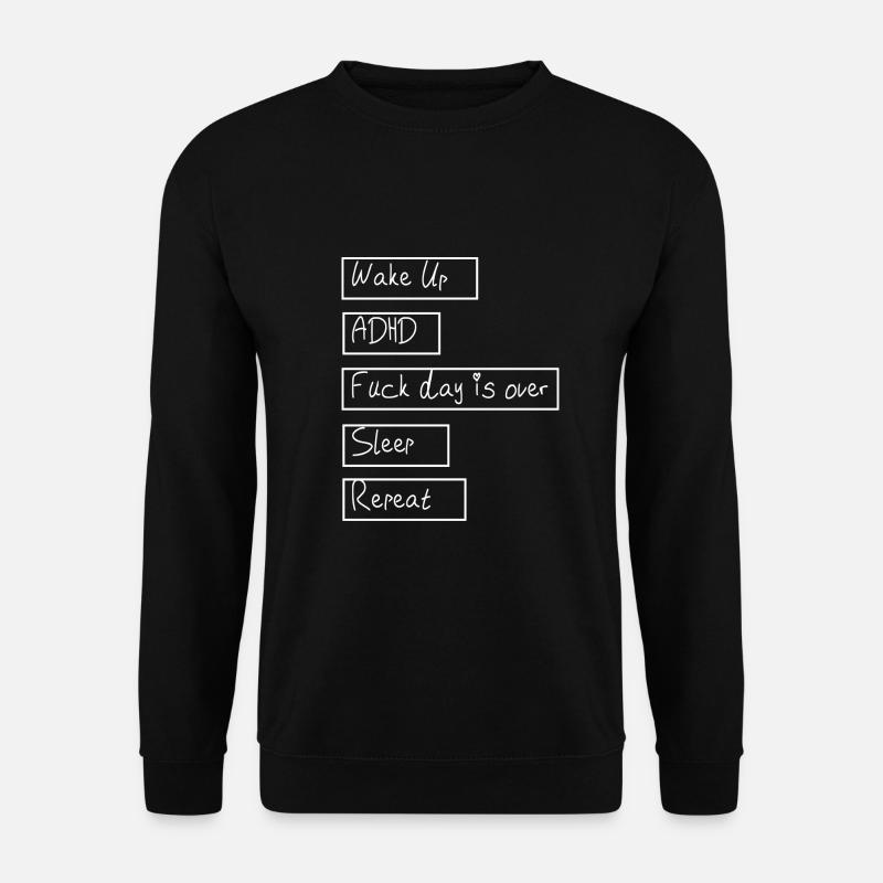 ADHD daily Routine / ADHS - Unisex Sweatshirt - black