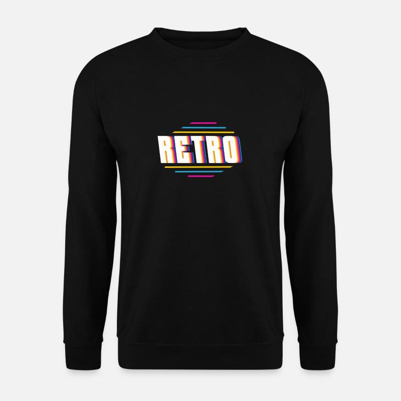 Retro - Unisex Sweatshirt - black