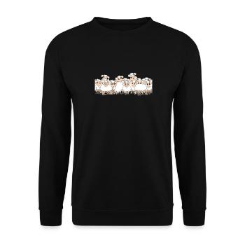 Mouton - Sweat-shirt Unisexe - noir - Devant - Alina (178cm) & Michal (187cm)