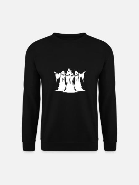 Gruselige Dabbing Halloween Gespenster Club Party - Unisex Pullover - Schwarz